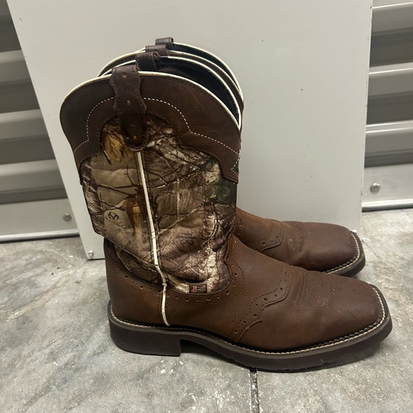 Justin Gypsy Women's Raya Camo Cowgirl Boots - Square Toe - Picture 5 of 6